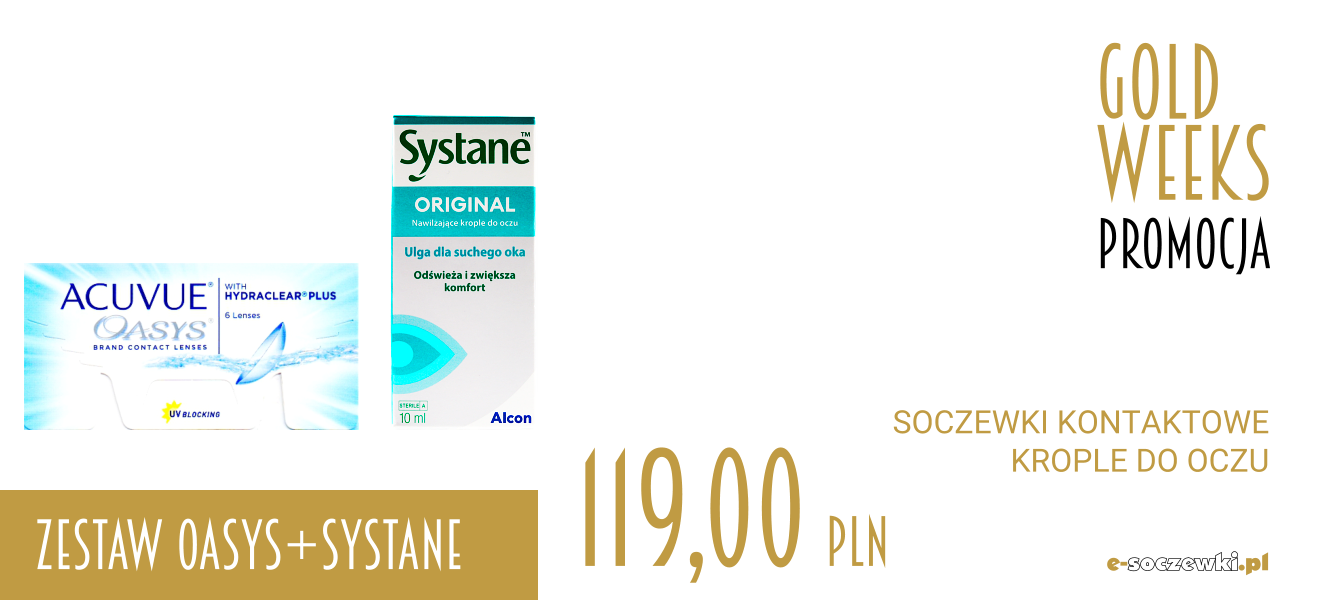 soczewki oasys i krople systane